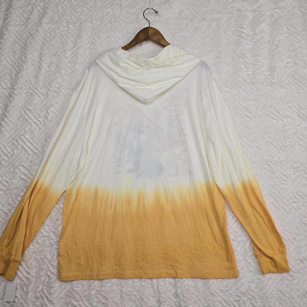 Disney Pocahontas Meeko Raccoon Tie-Dye Hoodie Sweatshirt  Size Large - Picture 4 of 4